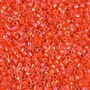 Miyuki delica beads 10/0 - Opaque orange ab DBM-161